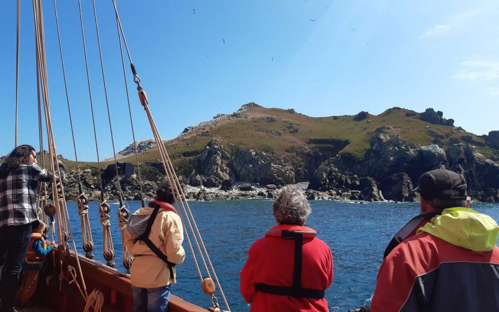 à la découverte des sept iles en vieux gréement